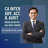 CA Inter Advance Accounts (Paper 1) + Audit (Paper 5) Regular Batch By CA Sarthak Jain | For Jan 25 & Onwards Exams | ICAI New Course - CA Point